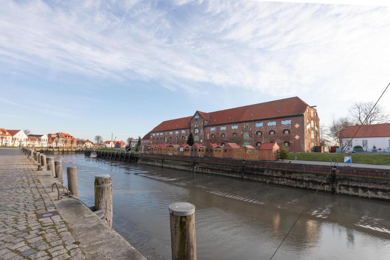 Ferienwohnung Hafen-Nest 54° Nord Tönning Exterior foto